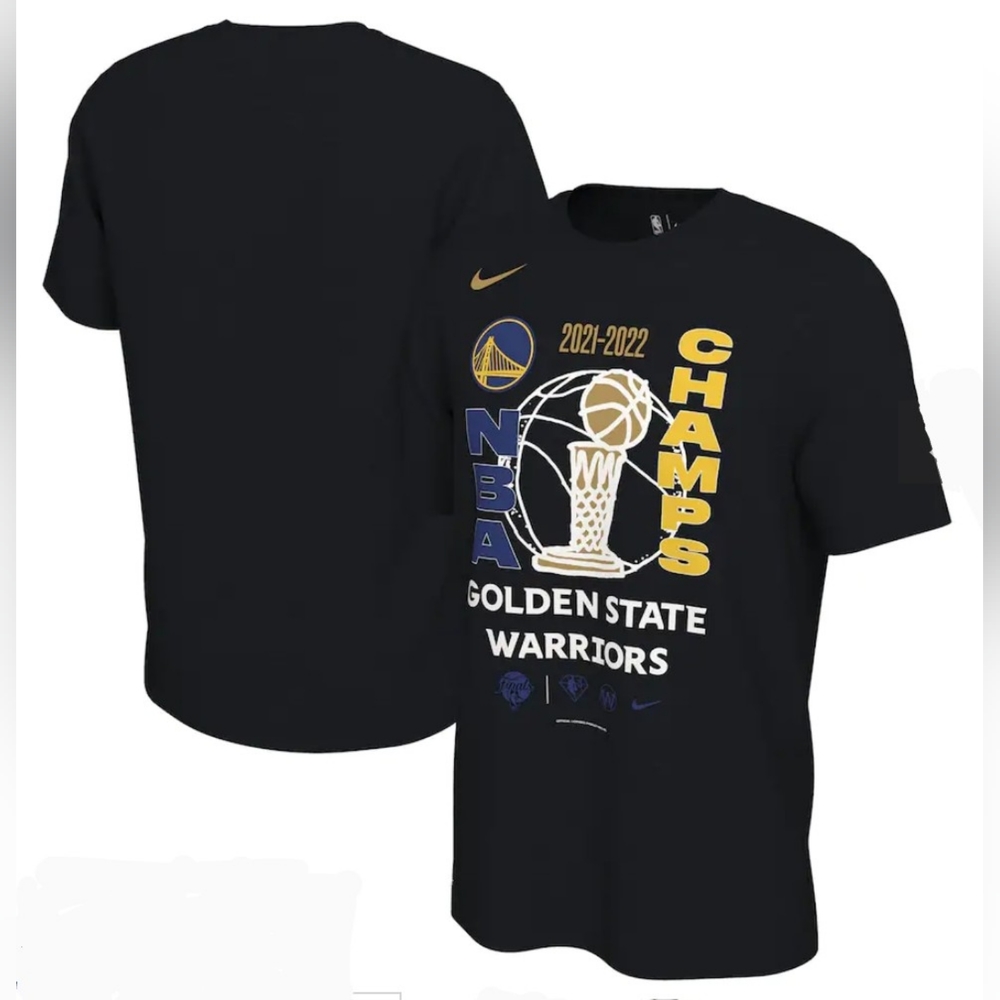 XL & 2XL Nike Golden State Warriors 2022 NBA Finals Champions Locker Room TShirt